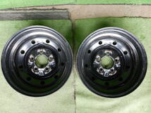 ★TOPY 9-82 3.2t H スチルホイール★14×5J OFF+39 PCD114.3-4H ハブ径：73mm 傷、汚れ、錆、塗装がれ等あり 2本_画像6