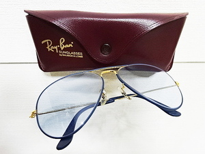  rare ultra rare hard-to-find beautiful goods B&L blue flying color z style light Blue-ray van metal boshu rom changer bruUSA Vintage sunglasses 