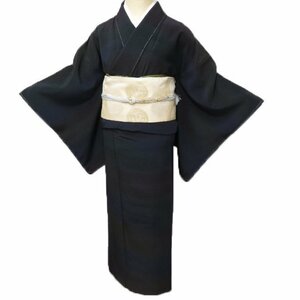  visit wear kimono unused formal . author thing .. bokashi dyeing .. black series color length 157cm.64.5cm M kimono north .A899-13