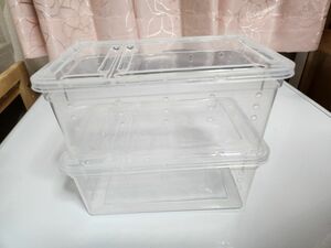 【10個セット】　爬虫類　飼育ケース　ブリードボックス　S　19cm×12.5cm×7.5cm