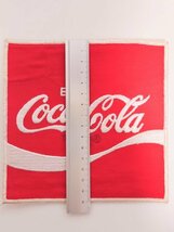 ◆ワッペン◆【コカコーラ/Coca-Cola】EMBLEM エンブレム 刺繍 カバン 服 15×15cm アメリカ USA 炭酸飲料 マニア コレクター_画像4