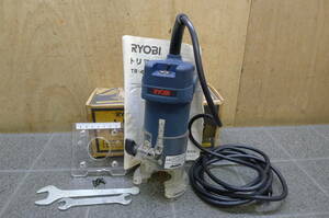 GG343 RYOBI/リョービ ★トリマ TR-40 100V 470W 5.0A 電動工具 面取り 切削 木工 加工 木材 建築 現場 大工道具 日曜大工 DIY 1997年製/80