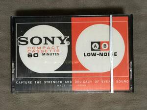 【 とっても希少な1966年頃の発売カセットテープ・未使用品です！】★SONY COMPACT CASSETTE◇60◇LOW-NOISE/MADE IN JAPAN★