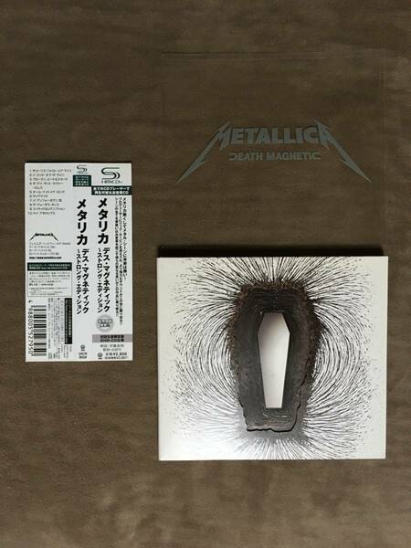 【 送料無料！!・希少な帯とシール付！・初回生産限定盤・SHM-CD仕様！】★METALLICA◇メタリカ デス・マグネティック～ストロング・ED★