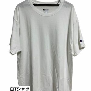 人気商品 champion 無地　Tシャツ 男女兼用 ホワイト シンプル