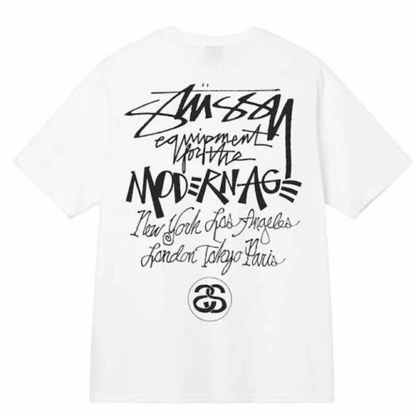ステューシー Tシャツ stussy MODERN AGE TEE ホワイト XL