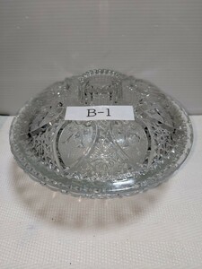 昭和レトロ　アデリア　キャンディポット　ガラス食器