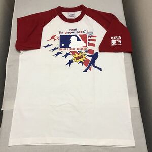 希少 レア マジェスティック KIRIN MLB 勝ちT 応援シャツ L 懸賞当選品 ヴィンテージ ビンテージ レトロ コラボ コラボレーション シャツ