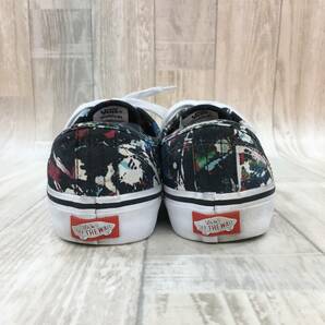 KZ6451★VANS : Authentic PRO ペンキスプラッシュデザイン★24.5★黒 バンズ オーセンティックの画像3