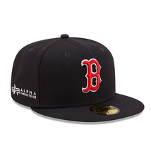 NEW ERA × ALPHA 59FIFTY BOSTON RED SOX CAP 7-1/2（59.6cm）ニューエラ×アルファ・インダストリー コラボ キャップ ブラック_画像2