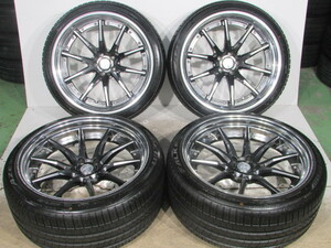 ☆GT-Rサイズ■KUHL JAPAN VERZ KVC-02■114.3-5H/21-10.5J/+12■265/35R21■イボ付■FAKEN AZENIS FK510■クールジャパン■スカイライン.Z