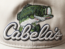 デッドストック 90s 00s ■ カベラス メッシュ 切替 ベースボール キャップ フリーサイズ 新品 90年代 00年代 Cabela's バス フィッシング_画像6