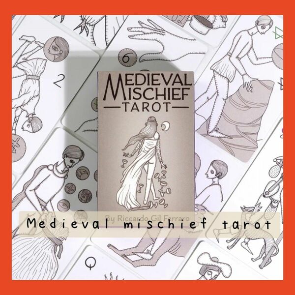 【限定セール】Medieval mischief tarot　鉛筆画みたいなタロットカード