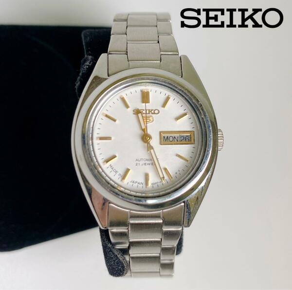 2161稼動品 SEIKO セイコー5レディース腕時計AUTOMATIC 21石