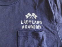 美品 HYSTERIC GLAMOUR LADYLAND ACADEMY 半袖Tシャツ 紺 Mサイズ 0253CT07_画像3