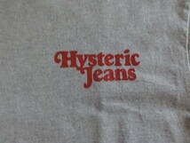 美品 HYSTERIC GLAMOUR Hysteric Jeans 長袖Tシャツ グレー Sサイズ 02223CL09_画像3