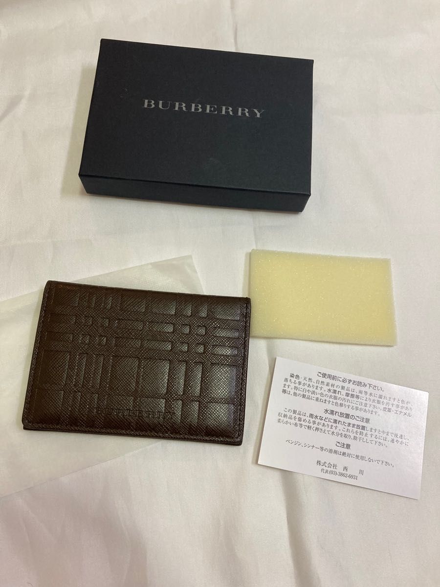 未使用】Burberry バーバリー 名刺入れ|PayPayフリマ