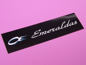 エメラルダス Emeraldas ダイワ Daiwa ステッカー　150×40mm 黒◆ シール