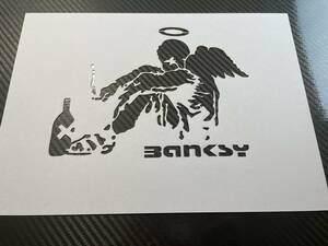 Bank si-[027][. angel .... angel ][A4 thickness paper ] stencil seat oma-ju art BANKSY