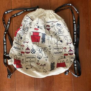  Snoopy * knapsack * bag * rucksack * gym uniform inserting also *35×37×23