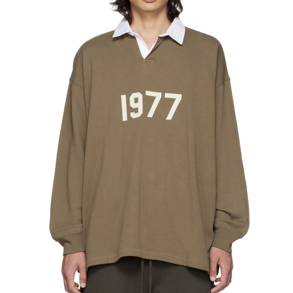 XL】スモーク エッセンシャルズ22FW 1977 L/S Polo Smoke グレー