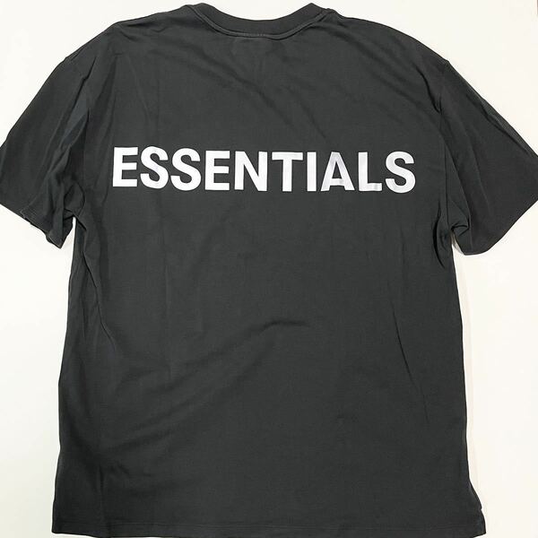 【M】黒 Essentials BOXY T-SHIRT Black ブラック FEAR OF GOD フィアオブゴッド エッセンシャルズ Tシャツ Logo Tee
