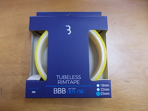 BBB　BTI-150　チューブレス用リムテープ　25mm
