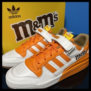 26.5cm★新品 M&Ms × adidas FORUM LO 84 アディダス × エムアンドエムズ フォーラム ロー 84 スニーカー オレンジ 白 コラボ GY6315