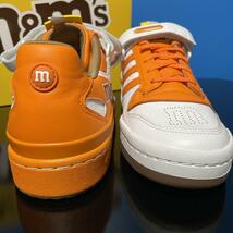 29.0cm★新品 M&Ms × adidas FORUM LO 84 アディダス × エムアンドエムズ フォーラム ロー 84 スニーカー オレンジ 白 コラボ GY6315_画像4