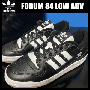 27.0cm ★新品 アディダス フォーラム 84 ロー ADV adidas FORUM 84 LOW スニーカー レザー 黒 スケートボード シューズ スケシュー GW6933