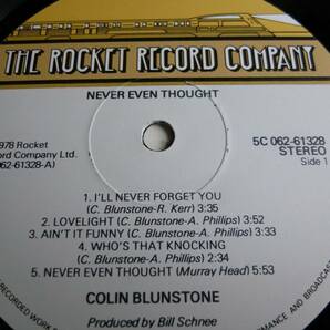 Colin Blunstone『Never Even Thought』LP Soft Rock ソフトロックの画像3