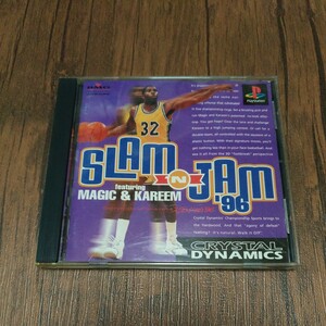 PlayStation PlayStation PlayStation PS1 PS soft used s Ram jam 96 Magic Johnson basketball basket control z