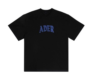 即決 未使用【ADER ERROR】アーダーエラー ロゴTシャツ 黒 A2 新古