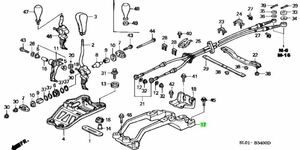 ホンダ 純正◆新品◆ NSX NA1/NA2 サイドブレーキ＆ベース チェンジ genuine goods NSX side brake & base change Honda