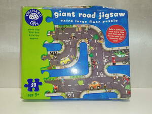 [ secondhand goods ] Giant Road Jigsaw Orchard Toys