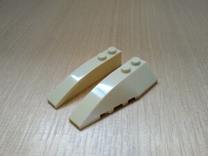 レゴ　ウェッジ 2x6　タン色　パーツ　部品取り用　LEGO