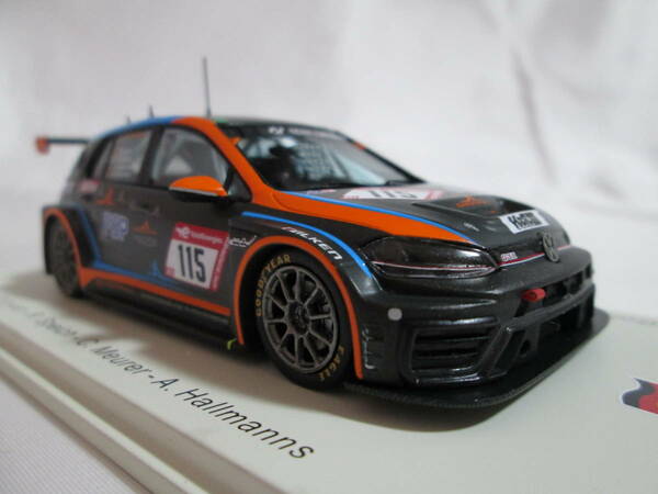 スパーク　1/43 VW　フォルクスワーゲン　ゴルフ　７　TCR-SR　No.115　ニュルブルクリンク　24H　2022【新品】