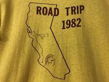 80年代 ビンテージ HI CRU by STEDMAN 両面 プリント ROAD TRIP 1982 Tシャツ 古着 USA_画像4