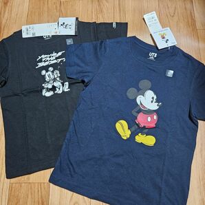 新品！ ユニクロ 半袖Tシャツ タグ付き ミッキー ミッキーマウス ディズニー プリントTシャツ