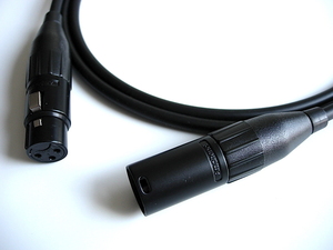  prompt decision 3m XLR microphone cable Moga mi2549× Anne feno-ru black plug specifications modification possible 