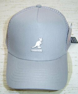 カンゴール KANGOL ツイル ロゴ トラッカー メッシュ キャップ 帽子 023206904 グレー フリー メンズ レディース 人気