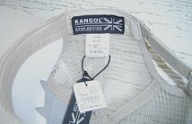 カンゴール KANGOL ツイル ロゴ トラッカー メッシュ キャップ 帽子 023206904 ベージュ フリー メンズ レディース 人気_画像4