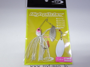o-e Spee * high pitcher 1/2ozDW( double wi low )*C.B. pearl Shad #S-57