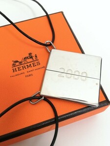 S1774●HERMES エルメス シンボル ペア 2000 ペンダント ネックレス チョーカー 箱付き