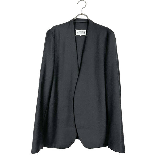 Maison Margiela(メゾン マルジェラ) Collarless Wool Flannel Jacket 2017AW (black)