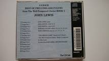 CD ジョン・ルイス バッハ JOHN LEWIS BACH ジョエル・レスター JOEL LESTER LOIS MARTIN HOWARD COLLINS マーク・ジョンソン MARC JOHNSON_画像3