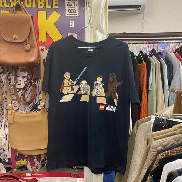 古着 STAR WARS × LEGO プリントTシャツ ブラック サイズ不明 古着MIX アメカジ ユニセックスOK