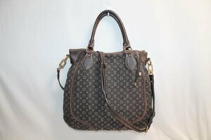 中古 LOUIS VUITTON ブサス アンジュール エベヌ モノグラムミニラン M95617 2WAY トートバッグ ショルダーバッグ ルイヴィトン USED品