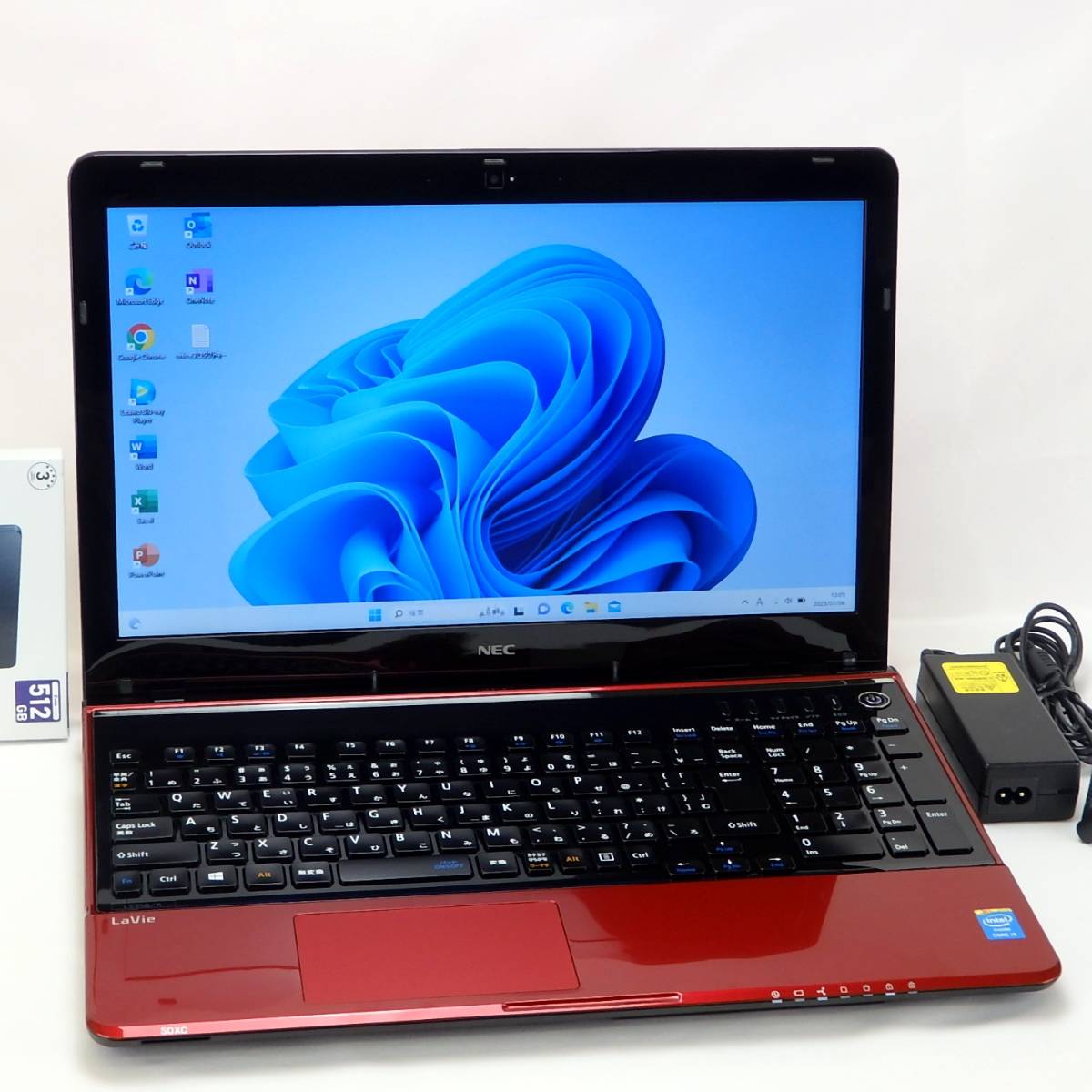 超美品】新品SSD512GB/Core i3-4000M/8GBメモリ☆LaVie LS350/RSR