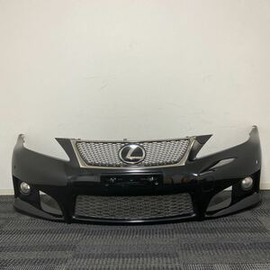 中古 希少 LEXUS レクサス USE20 IS-F ISF 純正 フロントバンパー エンブレム グリル フォグ 52119-53320 ブラック 212 黒